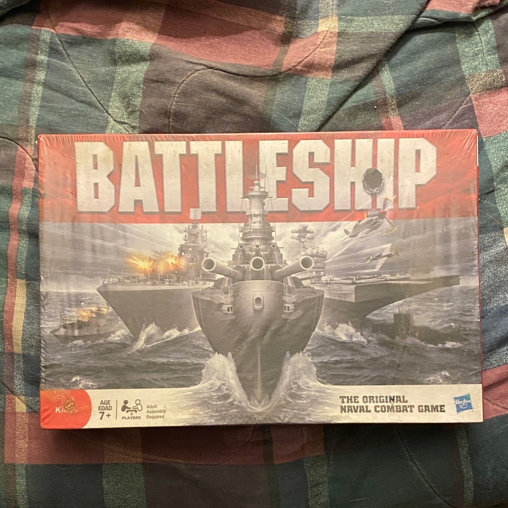 Hasbro Battleship Game - Red and Gray